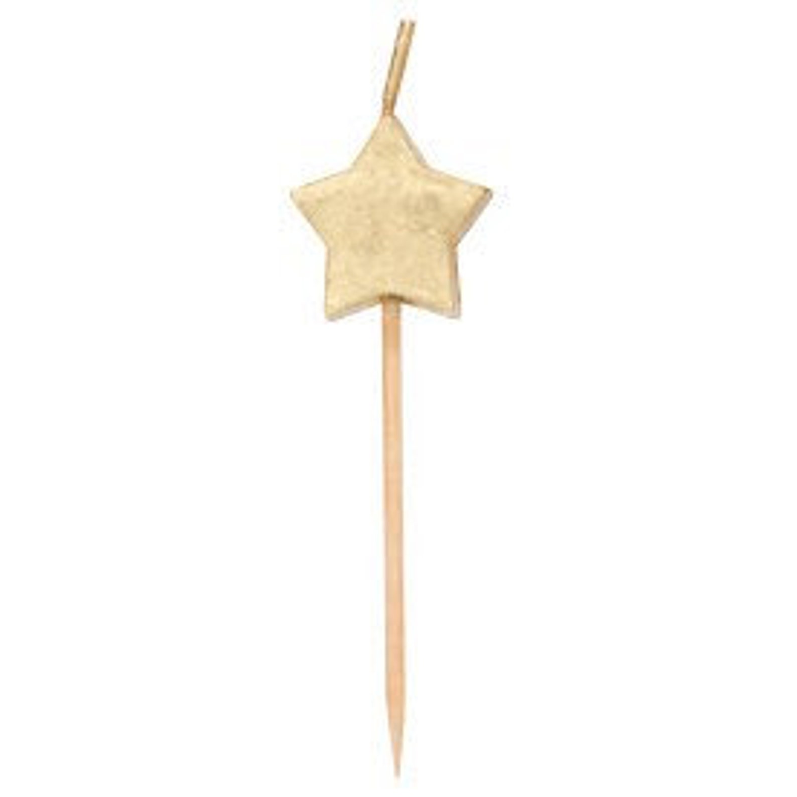 Gold Star Birthday Candles Set of 6 Birthday Candles Etsy