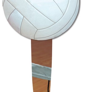 Volleyball Cupcake Picks 24 Per Pack, Volleyball Party, Volleyball Birthday, Volleyball Theme
