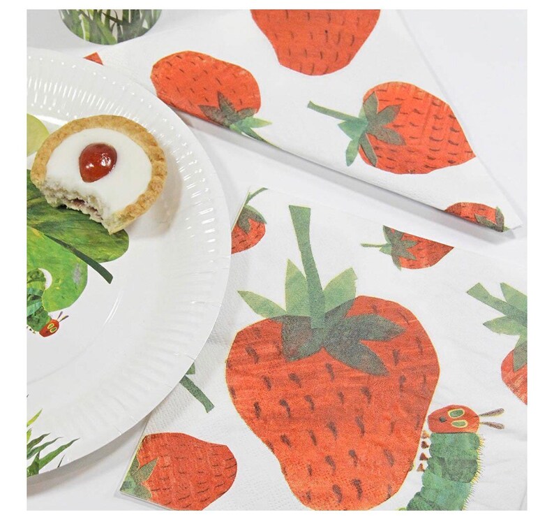 The Very Hungry Caterpillar Luncheon Napkins Set of 20 Napkins