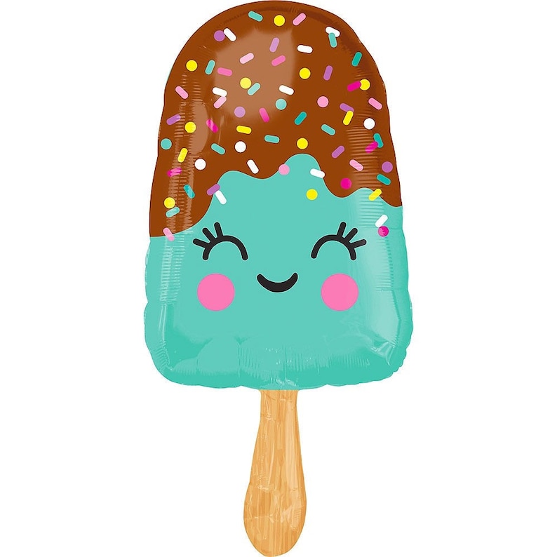 35 Ice Cream Bar Balloon Holographic Balloon Popsicle Balloon Ice Cream Party Balloon Birthday Party