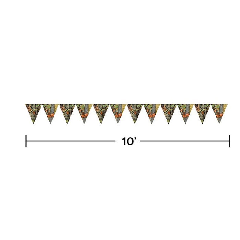 Hunting Camo Pennant Flag Banner Measures 10 Feet Hunting - Etsy