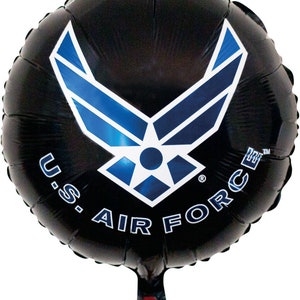 U.S. Air Force 18” Balloon, Military Party, Military Retirement, Air Force Theme Birthday Party