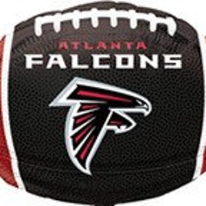 Atlanta Falcons Football Balloon, 18&quot; Foil Balloon, Football Party, Football Themed Party, Sports Party