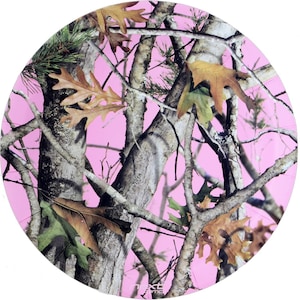 Pink Camo Dinner Plates, Set of 8, Baby Doe Shower, Buck or Doe Gender Reveal