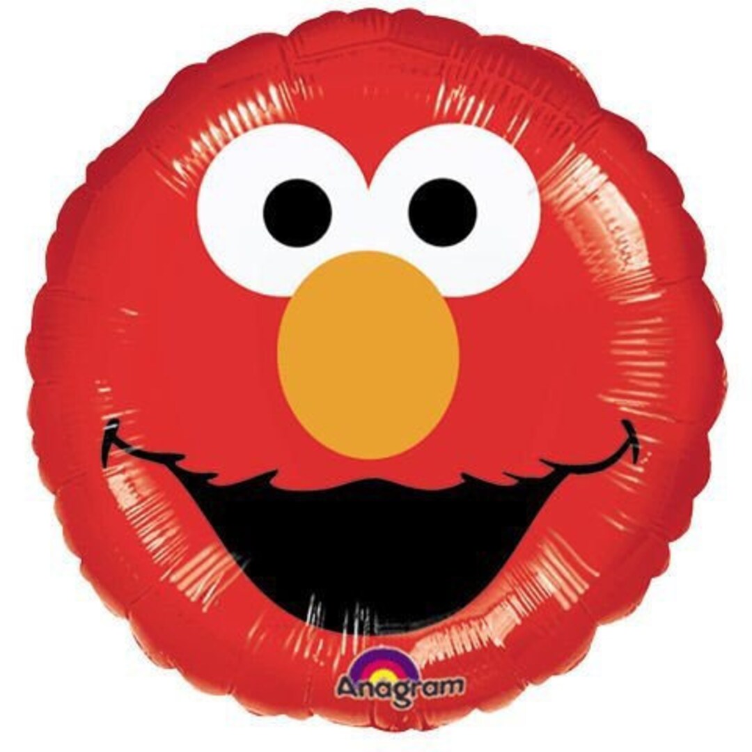 Elmo Head 18 Balloon Elmo Birthday Party Etsy Nederland
