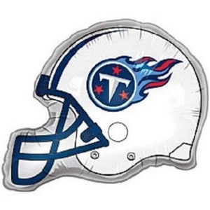 CLOSEOUT!! 50% OFF Tennessee Titans Football Helmet Balloon, 26”Foil Balloon, Football Party, Football Themed Party, Sports Party
