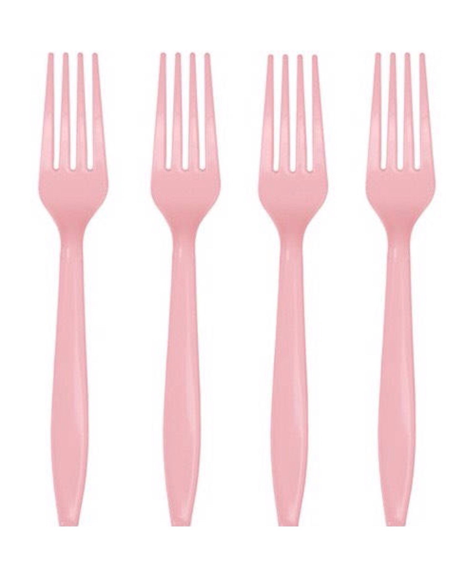 De databank Chaise longue Rechtmatig Pastel Pink Plastic Party Forks Set of 12 Perfect for Gender - Etsy België