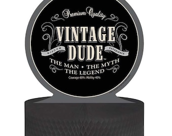 Vintage Dude Party Centerpiece 12”x9”, 1Count, Vintage Dude Birthday, Vintage Dude