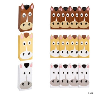 Horse Treat Bags 10”X5”, 12 Count, Horse Birthday Girt Bags