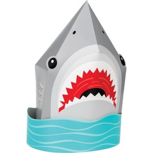 Shark Table Centerpiece, Shark Party, Shark Centerpiece, Shark Birthday