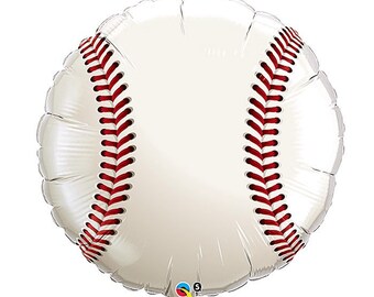 Jumbo 36" Baseball Balloon, Baseball Party, Baseball Themed Party, Sports Party