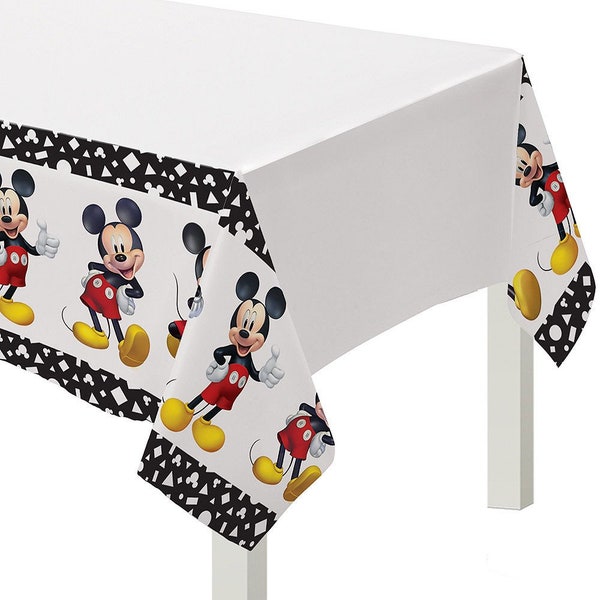 Mickey Mouse Tablecloth Etsy
