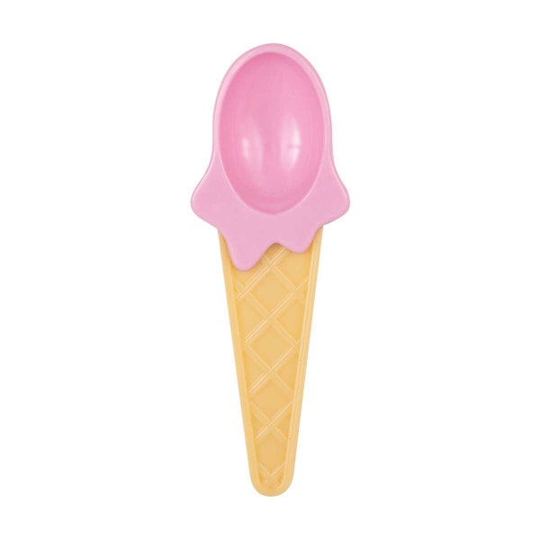 Pastel Plastic Ice Cream Spoons, Set of 4