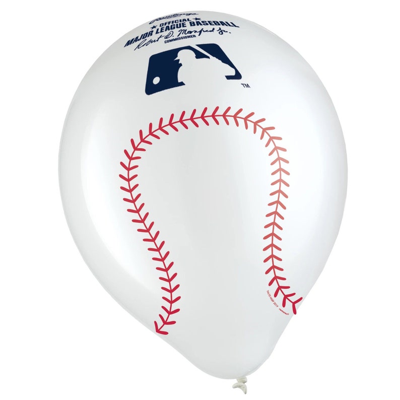 Baseball Latex Balloons 6 Pack Baseball Balloons 12