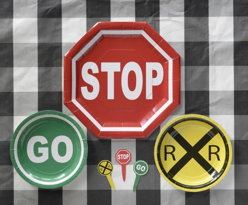 Femdom man on leash Yellow railroad sign latex balloon