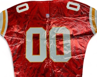 Kansas City Chiefs Football Jersey Balloon, 25” Foil Balloon, Football Party, Football Themed Party, Sports Party