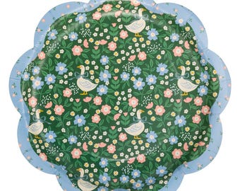 Goose 10” Dinner Plates, Set of 8, Silly Goose Birthday