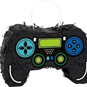 Video Game Mini Piñata Controller, Mini Controller Pinata Favour Decoration-Gamer Birthday Party-1 Count 8”x5”