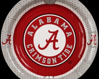 Alabama Paper 7” Dessert Plates, Set of 8