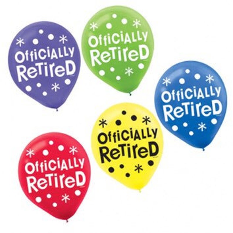 Set of 15 Latex Balloons Assorted Colors Officially Retired 12\u201d Balloons