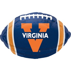Virginia Balloon,  18&quot; Foil Balloon, Cavaliers Football Party, Virginia Football Themed Party, Sports Party