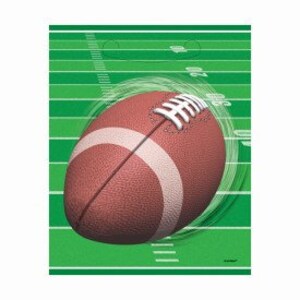 Football Plastic Treat Bags, Set of 8 bags