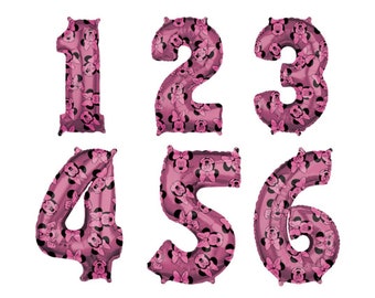 Minnie Mouse 26” Number Balloon, Choose 1-6, Minnie Mouse Birthday