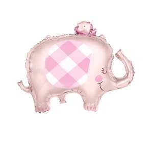 CLOSEOUT!! 50% OFF Elephant Pink 29” Balloon, Elephant Themed Party, Elephant Baby Shower