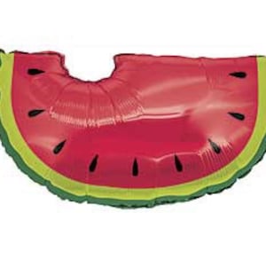 35&quot; Watermelon Balloon, Foil Balloon, Fruit Party, Summer Birthday, Sweet Birthday