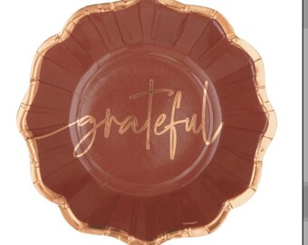 Watercolor Pumpkin Fall 9 Dinner Plates, Harvest Plates, Fall Party ...