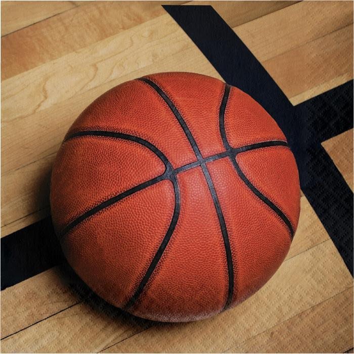 Sports Fanatic Basketball Luncheon Napkins Set of 16 Basketball Birthday Basketball Themed Party