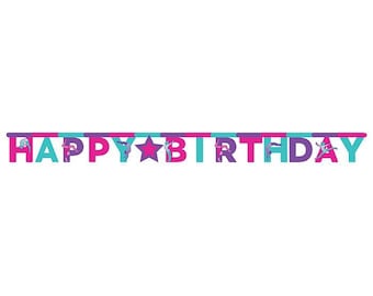 Gymnastics Happy Birthday Banner, 10 feet long, Gymnastics Party, Gymnastics Birthday