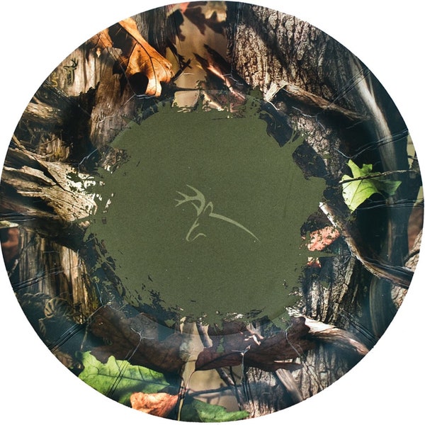 Next Camo Paper Dessert Plates, 8 Count, Hunter Themed Party, Outdoor Event, 7”