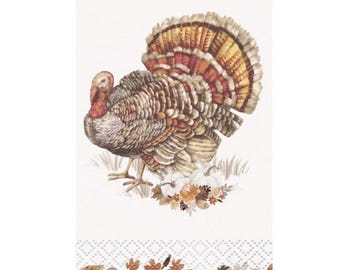 Thankful Harvest Dinner Napkins, Harvest Napkins, Fall Party, Thanksgiving Table, Set of 16 Napkins