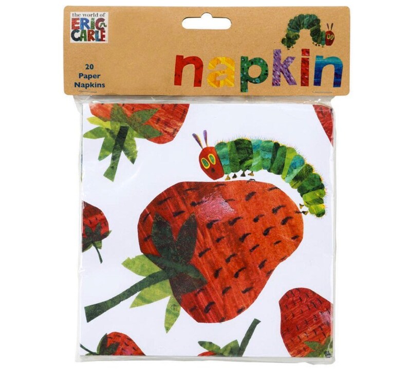 The Very Hungry Caterpillar Luncheon Napkins Set of 20 Napkins