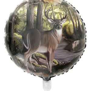 Deer 18" Balloon, Buck Balloon, Retirement Party, Deer Birthday, Boy Baby Shower