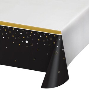 Grad Adventure Plastic Tablecloth 102”x54”, Graduation Party