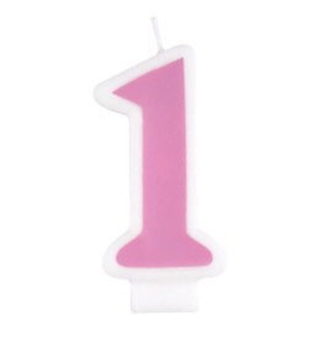 Pastel Pink 1 Candle First Birthday Candle One Candle Etsy