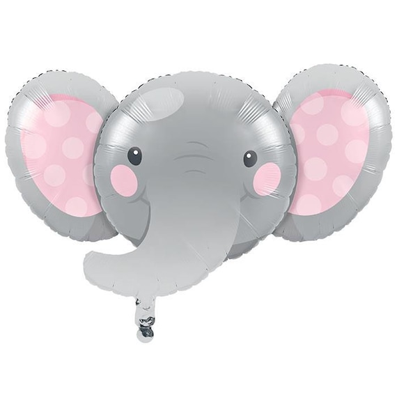 Elephant Pink Balloon, 21”x35”, Elephant Themed Party, Elephant Baby Shower