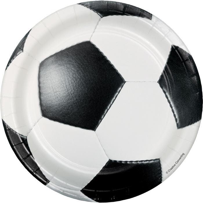 Sports Fanatic Soccer Dessert Plates Set of 8 Soccer Party Soccer Birthday Soccer Theme