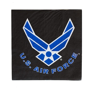 U.S. Air Force Luncheon Napkins, Set of 16, Military Party, Military Retirement, Air Force Theme Birthday Party
