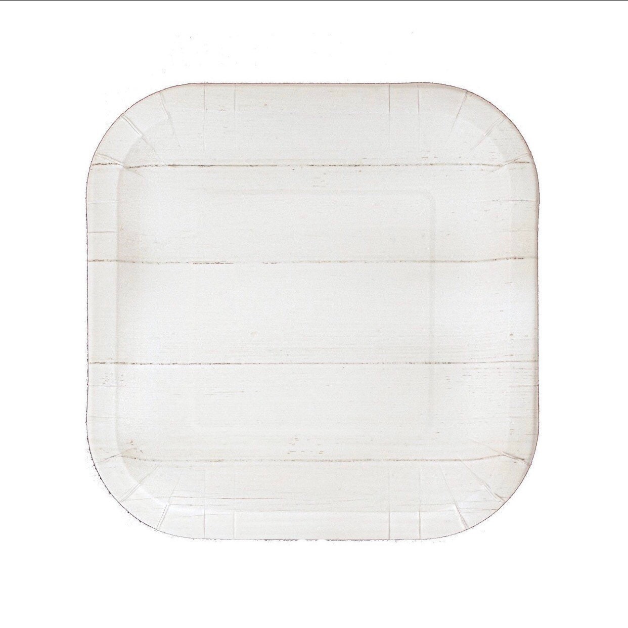 Shiplap Square Dessert Plates Bridal Shower Decor Rustic Wedding Plates