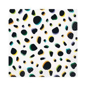 Animal Safari Party Beverage Napkins, Set of 16, Jungle Baby Shower, Jungle Birthday