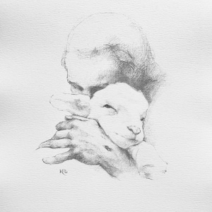 Print 11 x 14 White textured paper J&L