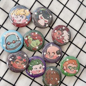 Bat Rogues Small Buttons