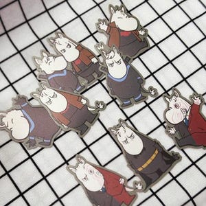 Moomin Bats & Harvey Stickers Packs
