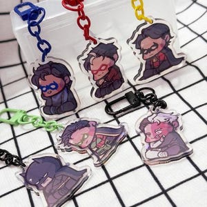 コウモリとハーヴェイの座りチャーム