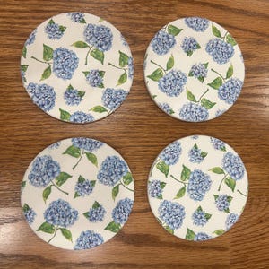 Decoupage Coaster - Hydrangea