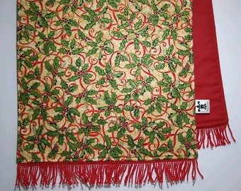 Christmas Table Runner, Trimmed