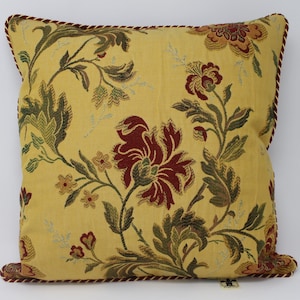 Floral Pillow, 16 x 16, Cover and Insert